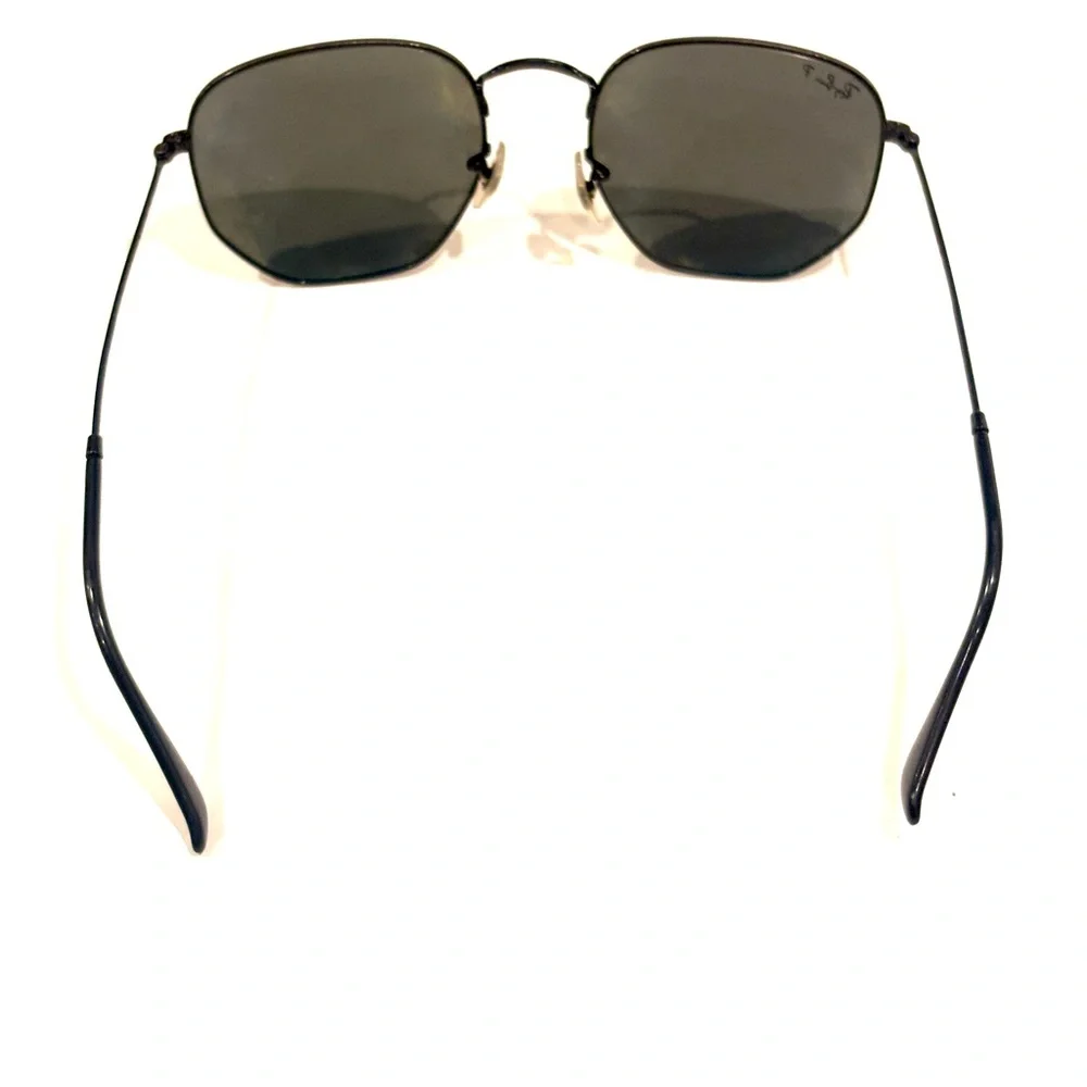 Ray-Ban RB3548 Hexagonal Black Sunglasses polarized Made in Italy 54